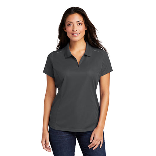 Ladies Gray CEO Polo image 1