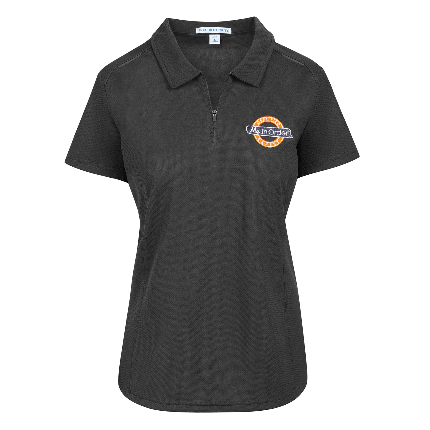 Ladies Gray CEO Polo image 0