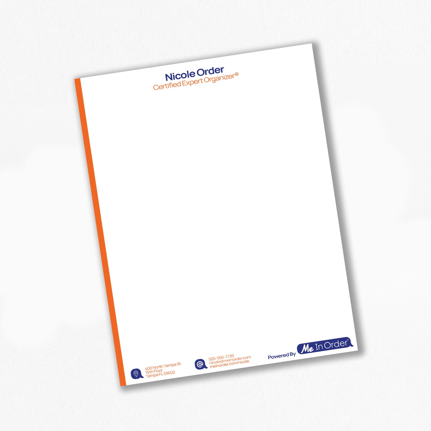 Custom Letterhead