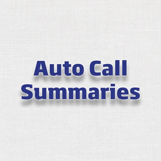 Automatic Call Summary & Transcripts