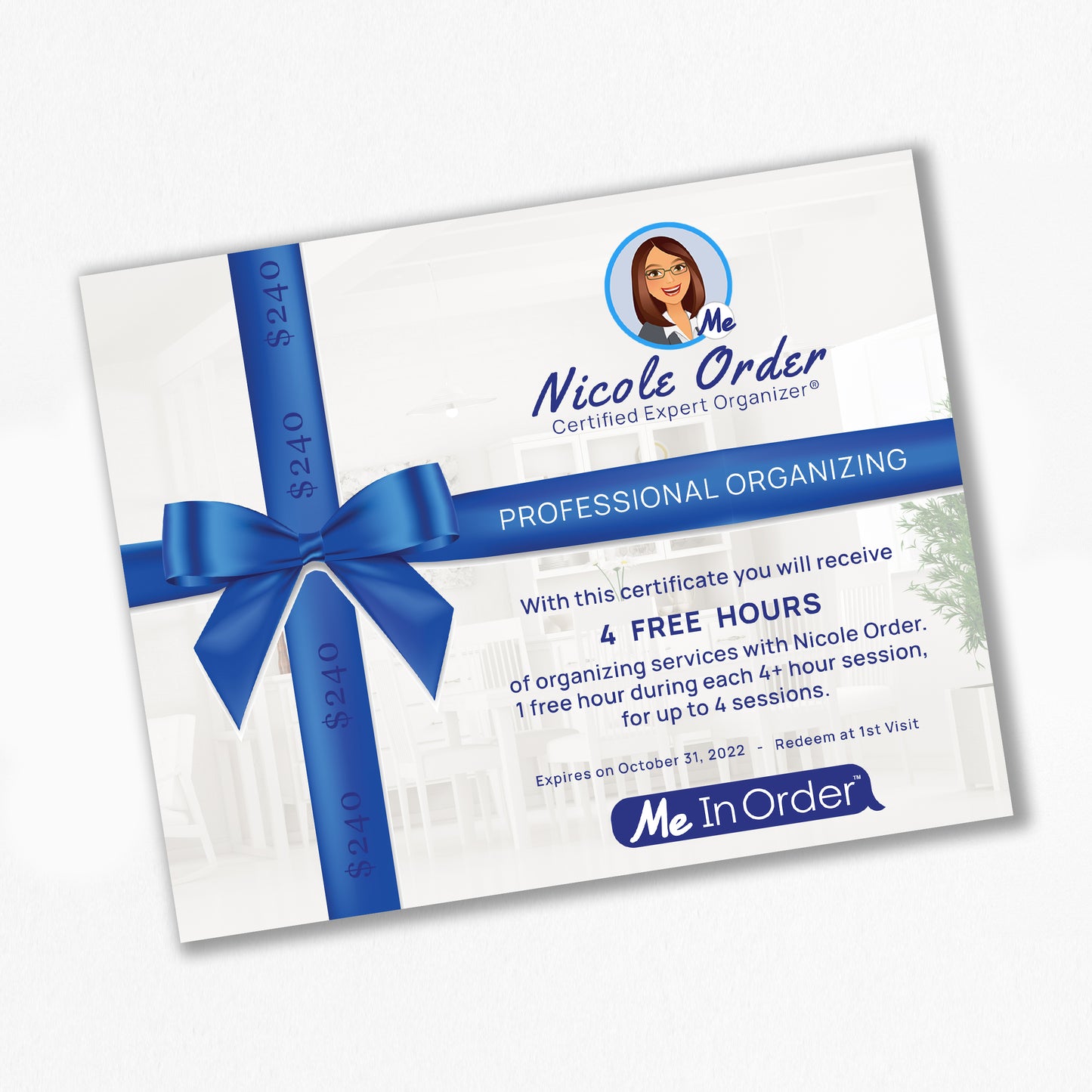 Custom Gift Certificate