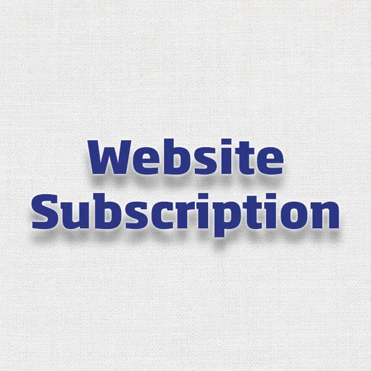 Monthly Website Subscription